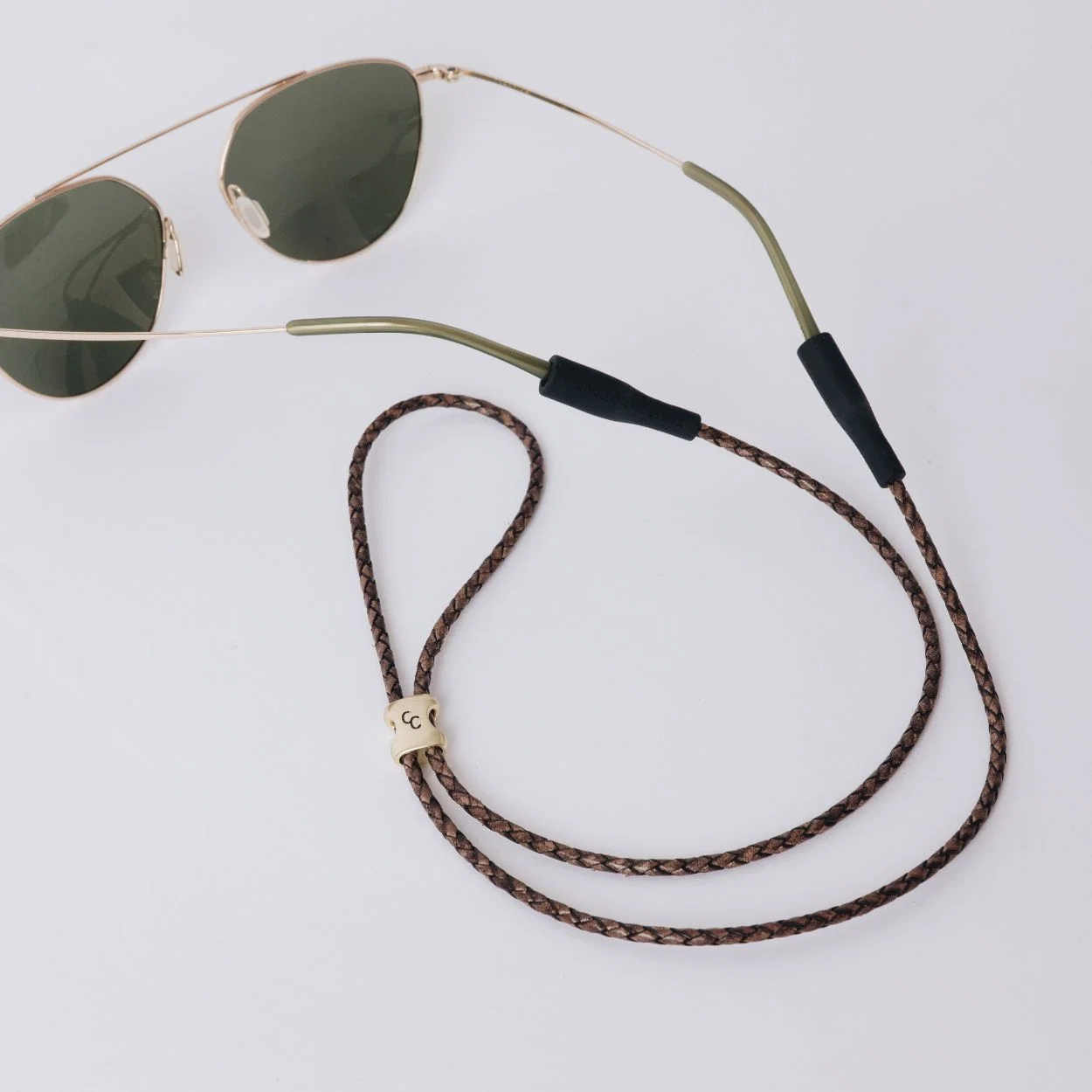 Braided Leather Sunglass Strap alternate view