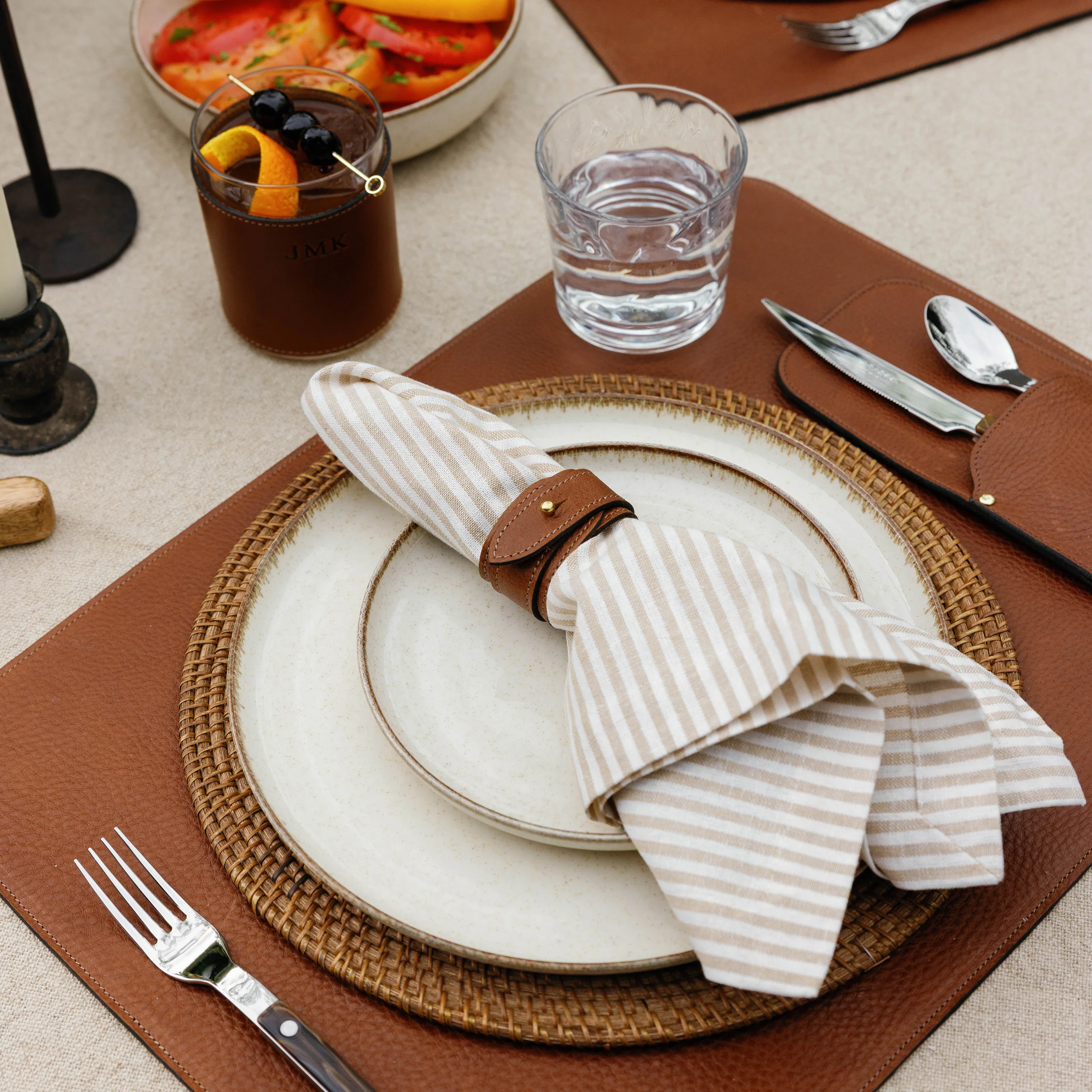 Leather Napkin Rings alternate view