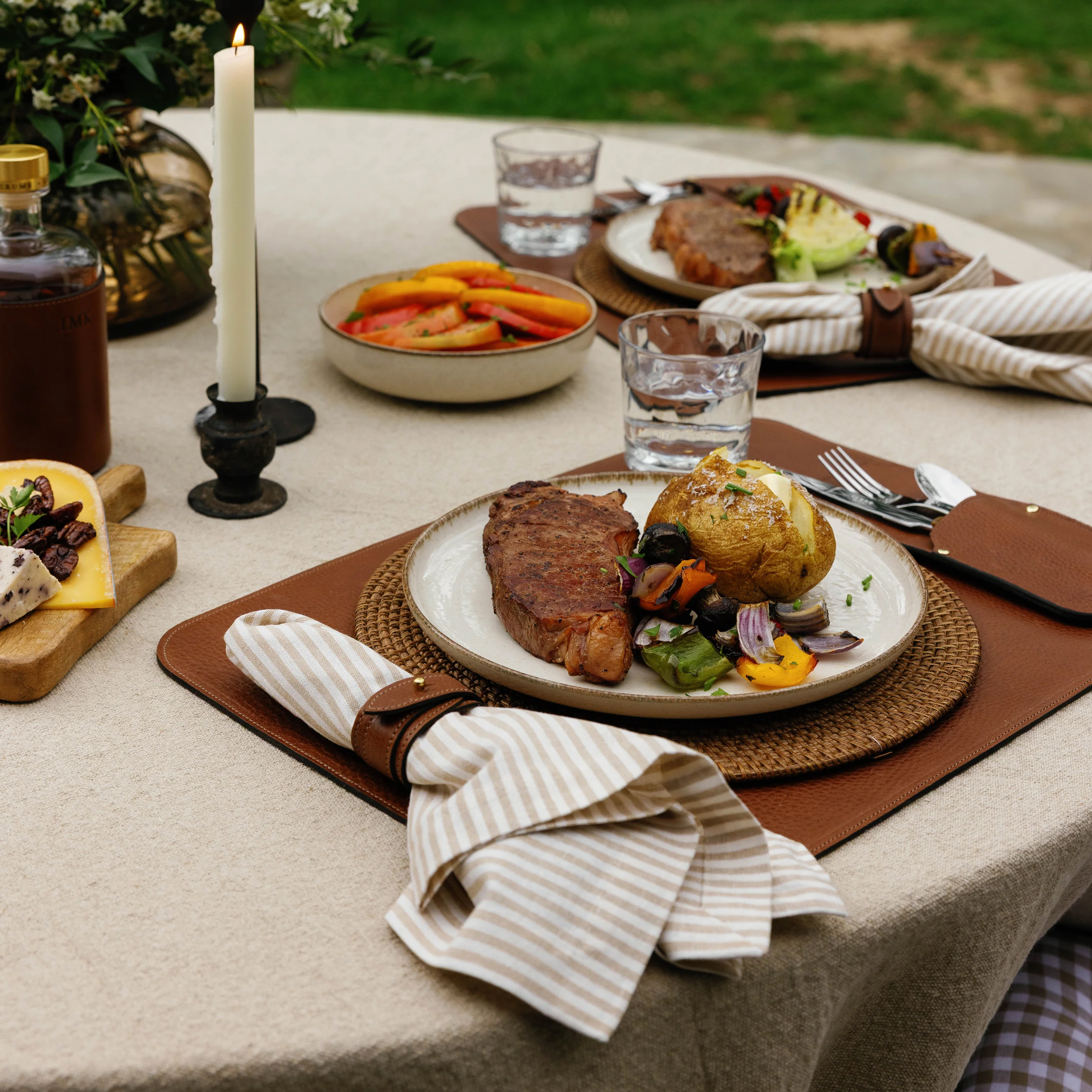 Leather Napkin Rings view 3