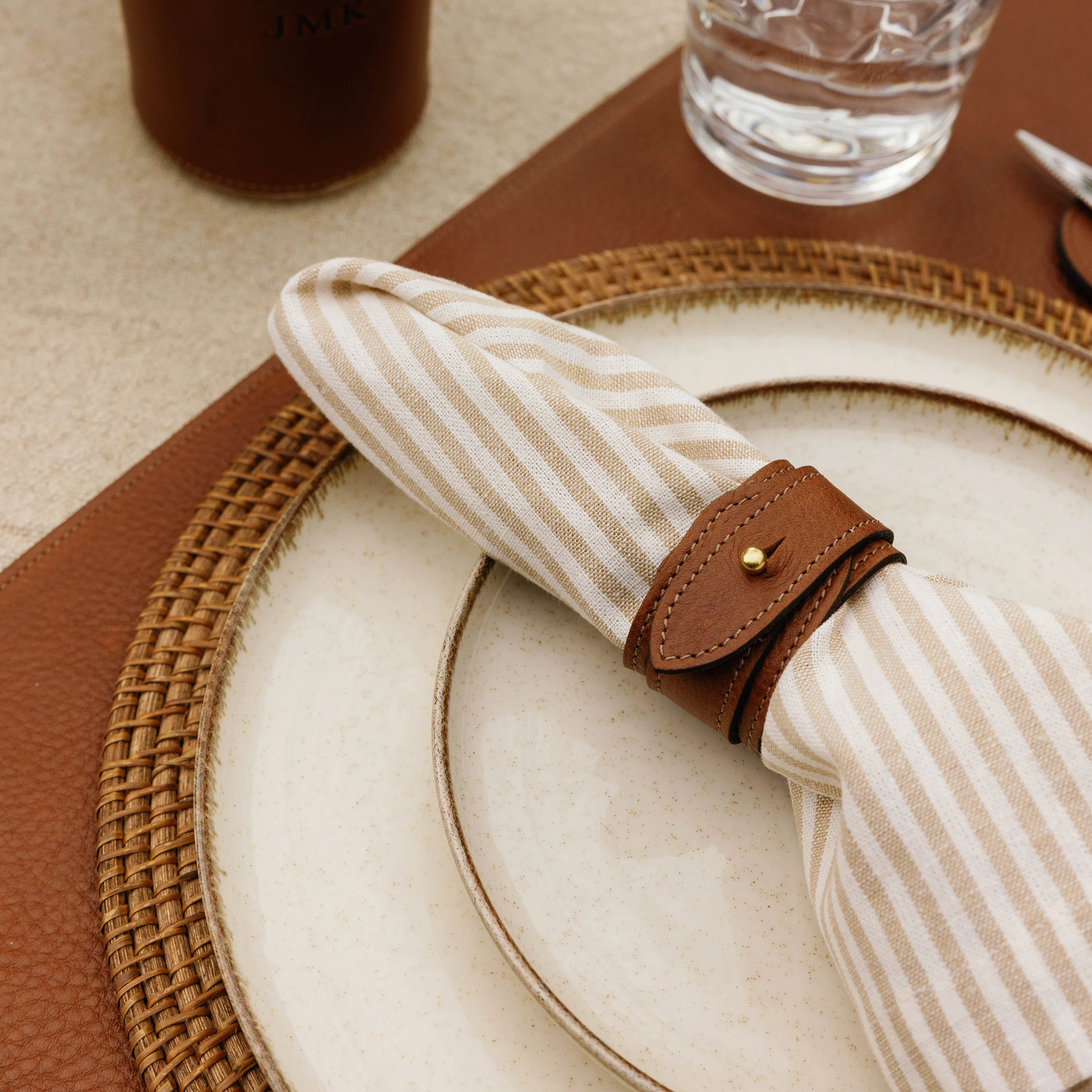 Leather Napkin Rings view 4