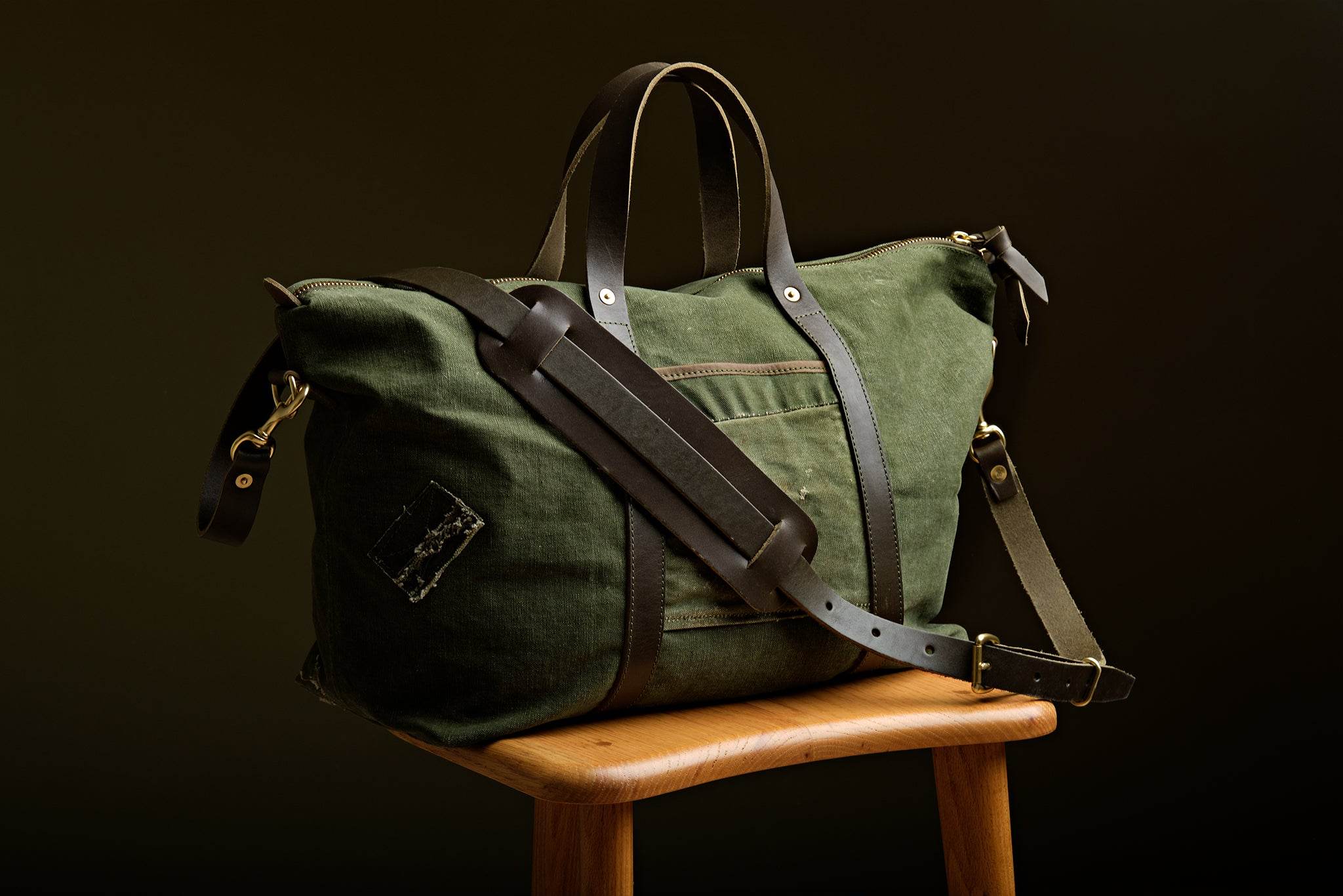 Repurposed Military Travel Bag alternate view
