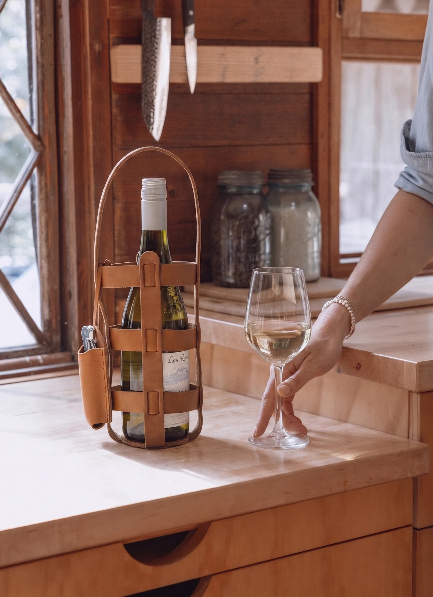 Solo Wine Tote alternate view
