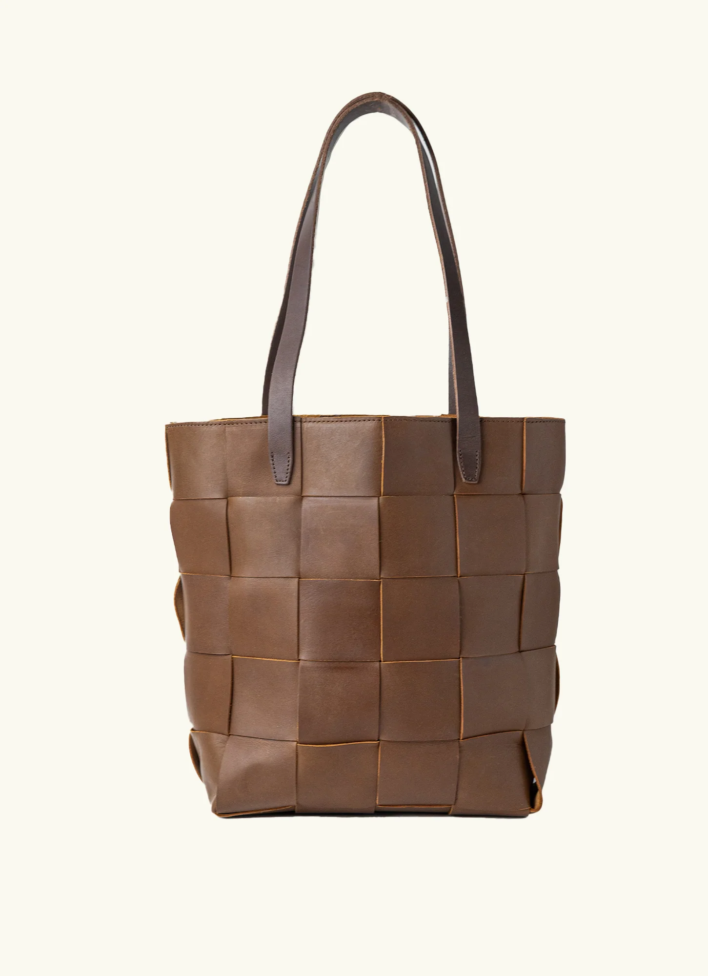 Woven Leather Tote alternate view
